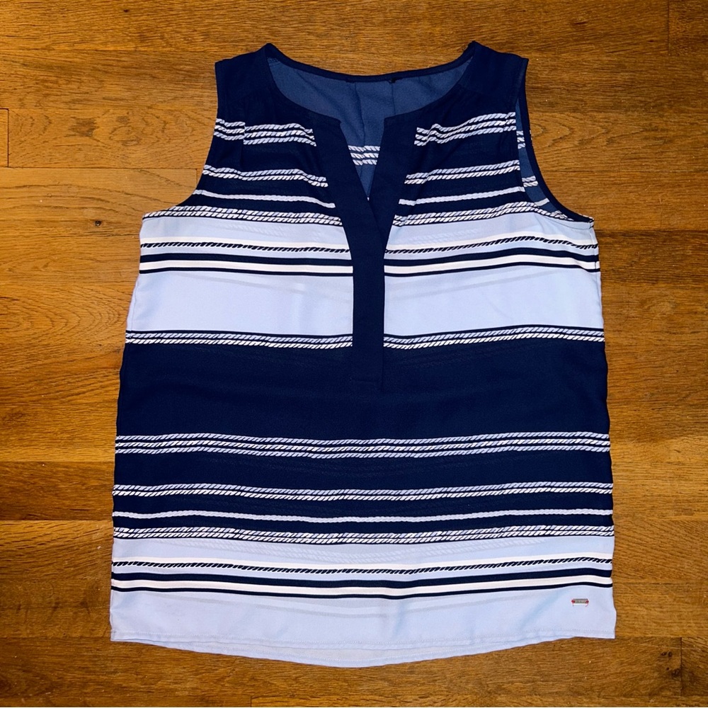 Tommy Hilfiger Nautical Sailor Cruise Rope Lightweight Tank Top S Small